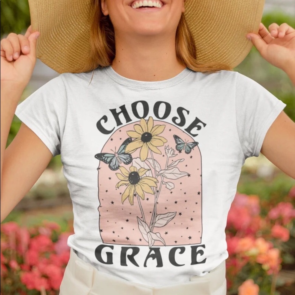 Handmade Choose Grace Tee